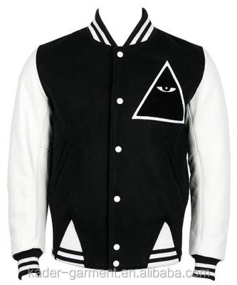 China Anti-pilling Unique Design Zipper Up Baseball Jacket Single Color Hoody Blocking for sale