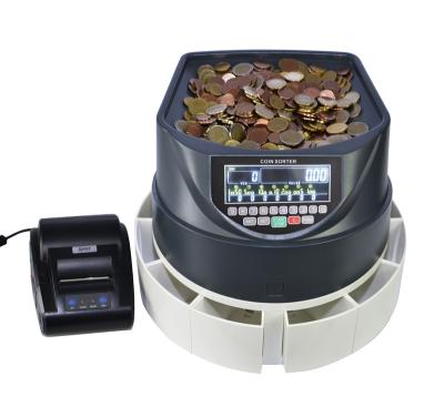 China Coin Sorter For Counting Coins Automatic Count LCD Display Fast Speed ​​Coin Counter DB450 Sorting Coins New for sale