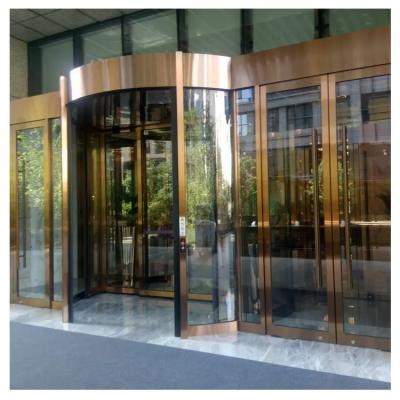 China High Speed Spiral Door Related Products Automatic Revolving Door for Office Buildings for sale