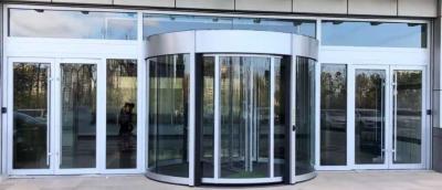 中国 Automatic Revolving Door with Two Wings for Hotel and Office Building 販売のため