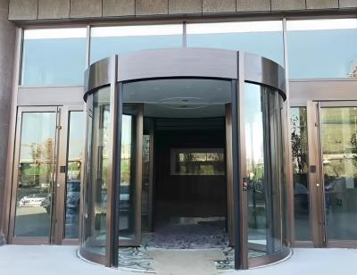 中国 Smooth And Safe Operation Automatic Revolving Door For Commercial 販売のため