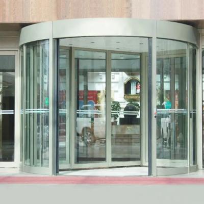 中国 Stainless Steel Self-rotating Turnstile With Finished Surface Inductive Sensor Revolution Auto Revolve Door Au 販売のため