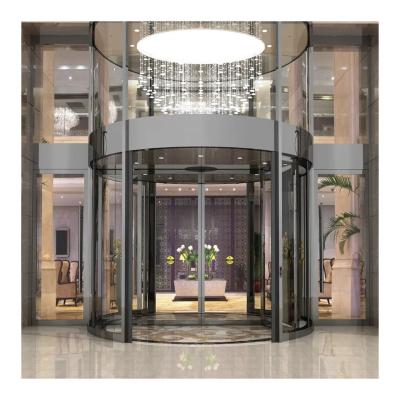 中国 New Design Aluminum Alloy Automatic Rotating Glass Doors For Hotel Commercial  Building 販売のため