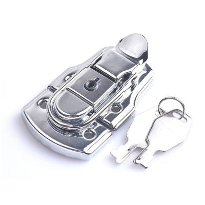 China Professional Equipment Lock Metal Toolbox Tether Buckle Theft Case Latch With Keys for sale