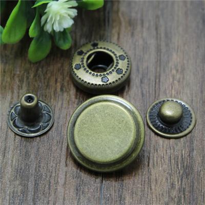 China Factory Sustainable Supply Luxury Convex Brass Snap Button 831 17mm With Custom Size for sale