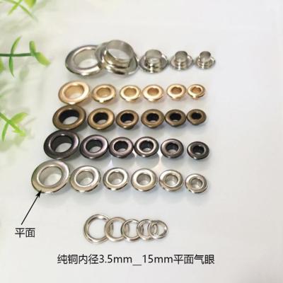 China 15mm Nickel Free High Quality Antique Brass Clothing Grommets Grommets with Gasket for sale