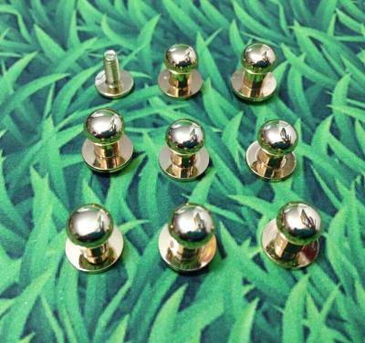 China Nickel Free Round Button Head Screw Studs For Garment Accessories With 6mm, 8mm, 10mm for sale