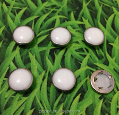 China Snap Cap Viable Fork Pearl Button With 4 Parts for sale