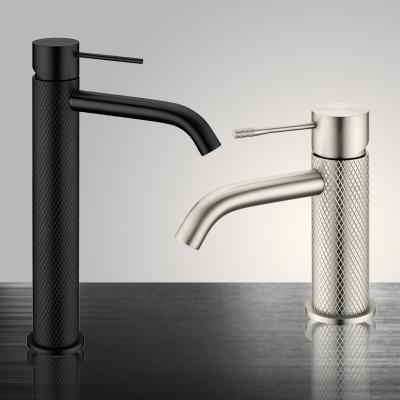 China Latest Design Black Special Luxury Design Faucets Single Lever Brass Basin Faucets High Taps Mixer Sink for sale