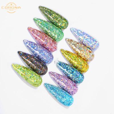 China Multi Shaped Bling Bling Designers Bling Bling Chameleon Halloween Festival Star Two Color Craft Effect Powder Nail Glitter Iridescent for sale