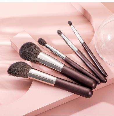 China Angular Blush Makeup Brush Remover Gradient S Drip Makeup Brushes 10 Pcs Travel Bag Pink Lamb Hair Color Label for sale