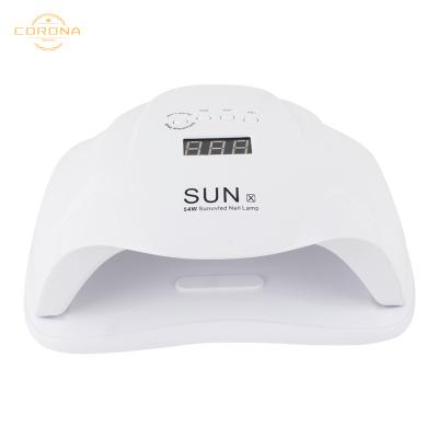 China 2021 Technology Mini Timer Sensor Simple Quick Dry Flashlight 54w Auto Air UV Led Gel Nail Art Gel Fast Polish Dryer Set For Girls for sale