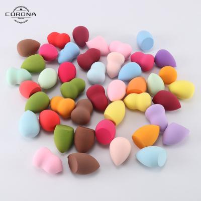 China Hot Selling New Coming Comfortable 3 in 1 Mini Flat Surface Bullet Macaroon Soft Flexibility Cute Makeup Sponge for Professional Girl for sale