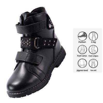 China 2020 Winter Orthopedic Natural Fur Kids Orthopedic Boots Lining Genuine Leather Orthopedic Shoes Size 22-36 for sale