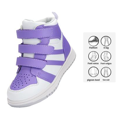 China New Princepard Children's High Ankle Support Orthopedic Shoes Waterproof Back Walkers First Correcting Orthopedic Shoes Work Shoes for sale