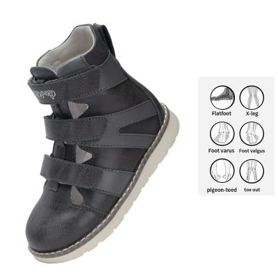 China Princepard waterproof leather orthopedic shoes for boys girls Gray Summer Orthopedic Sandals pink with ankle support for sale