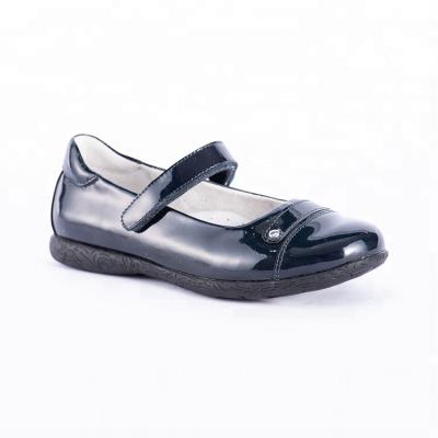 China School Classy Black And Comfortable Leather Anti-slippery Shoes For Girls for sale