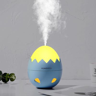 China Best Small Portable Ultrasonic Cool Air Mini Usb Egg Shape Color LED Light Mist Humidifier for sale