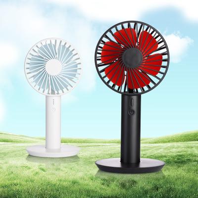 China Carry Home Travel Hanging Stand Easy Charging Desktop Volume Mini Fan Handheld Rechargeable Portable Battery Powered for sale