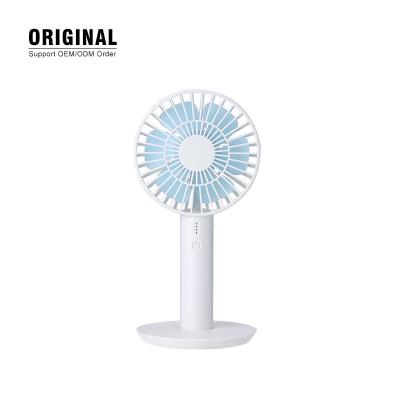 China Mini Cooler Hand Held Portable Fan Rechargeable Personal Fan with 3 Speeds Setting for Girls Woman Office School Working for sale