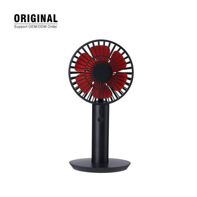 China AAA5 Portable Rechargeable Custom Small Bracket Electric Fan Mini USB Desk Standing Adjustable Cooling Handheld Fan AAA5 for sale