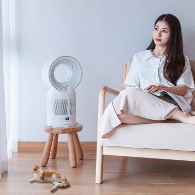 China 2021 new outdoor desktop household bedroom fan hepa pm2.5 air purifier for sale