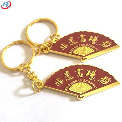 China Custom Soft Enamel Metal Promotional Gift Logo Key Chain for sale