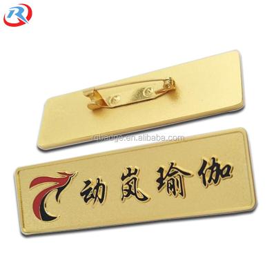 China Custom Europe Logo Fashion Metal Brand Plates for sale