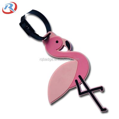 China Wholesale promotion gift custom clean logo PVC luggage tag travel high quality embossed rubber luggage tag for sale