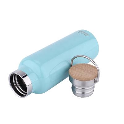 China 190z/500ml Vacuum Thermos Custom Viable Sports Water Bottle Double Logo Wholesale Stainless Steel for sale