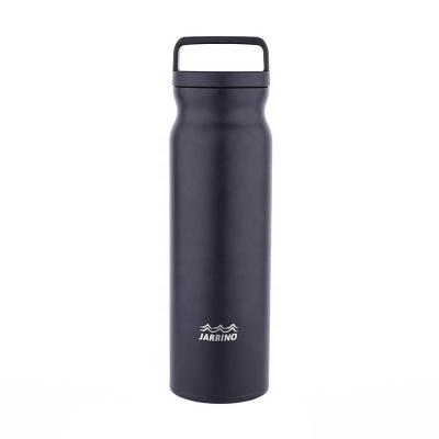 China Sustainable 25Oz / 750ml Silicone Seal Buckle Leak Proof Stainless Steel Sports Drinking Bottle for sale