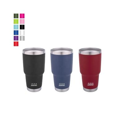 China Tumbler Cups Sublimation Blanks 304 Stainless Steel Wall Viable Lean Coffee Mug for sale