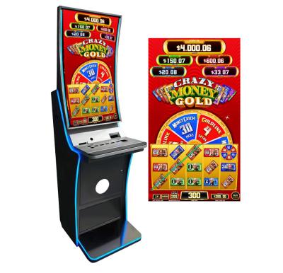 China Crazy Skill Games Gold SLOT MACHINE Crazy Money Gold Gambling Board For Crazy Money Gold Slot Game Machine for sale