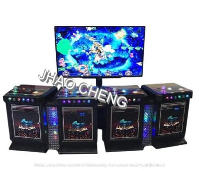 China Metal + Acrylic Fish Door To Door Service 4 Player Hunter Fish Shooting Game Arcade Game Tables for sale