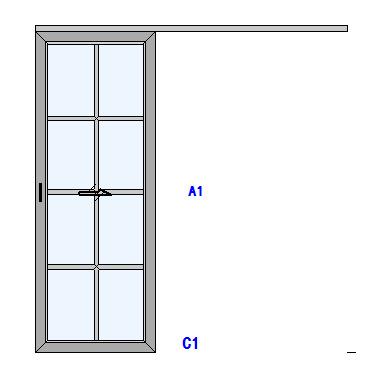 China Durable Rotatable Movable Wheel Partition Hanging Soundproof Waterproof Sliding Aluminum Glass Barn Door for sale