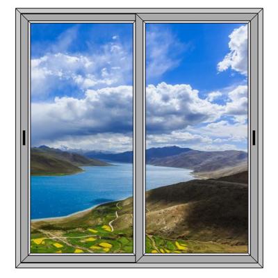 China Sliding Thermal Sliding Window Aluminum Sliding Window Hurricane Impact Windows for sale