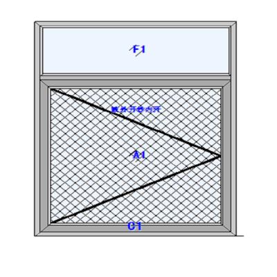 China High quality magnetic screen factory price customization soundproof waterproof airtight window with fly screen for sale