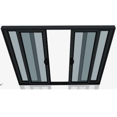 China High Quality Magnetic Glass Swing Windows Screen Awning Aluminum Window With Built In Manual Shutter for sale