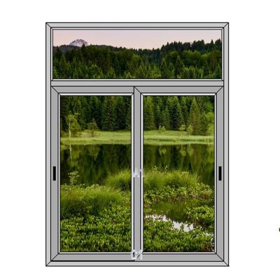 China Magnetic Screen Thermal Broken Aluminum Window Sliding Window Hurricane Impact Windows for sale