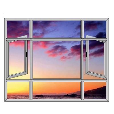 China Magnetic Screen Homes And House Aluminum Container Windows And Doors Customized Black Frame Waterproof Customized Glass Frame Low Cost From China for sale