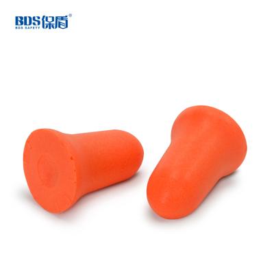 China Safety\Soft Customized Waxed Wireless Earplugs\Comfortable LOGO Hearing Bulk Noise Canceling Cotton for sale