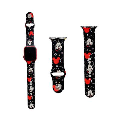 China Fashionable Cartoon Watch Strap For Apple Watch Bands For iwatch Strap 38 42mm 44mm Watch Band Strap for sale