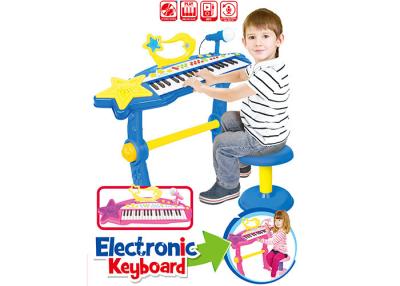 China Electronic Piano Keyboard For Kids 37 Key Children's Musical Toys Blue / Pink Color for sale