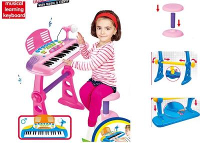 Chine Le plastique badine des jouets d'instrument de musique avec la chaise, piano du clavier des enfants à vendre