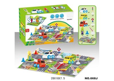 China Täuschen Sie Spiel-Kinderspielzeug-Fahrzeug-Stoß vor und gehen Sie Reibungs-angetriebenes Auto-Spielwaren zu verkaufen