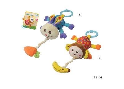 China Kids Gift Plush Animals Musical Mobile Toys W / Pull String Control / Newborn Baby Toys for sale