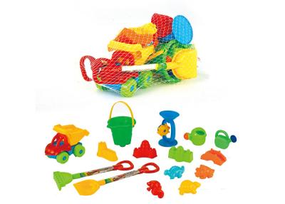 Chine 20 jouets en plastique du jeu d'enfants de camion de plage de PCs avec le grand chariot de chariot à pelle à pelle à vendre