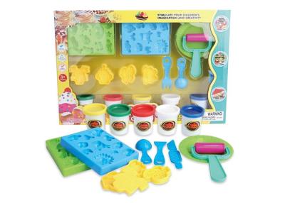 China Educational DIY Modeling Play Dough Arts And Crafts Toys Set 5 Colors W / Tools Age 3 for sale