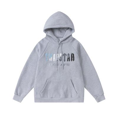 China Trapstar Hot Sale High Quality Letter Anti-Wrinkle Tracksuit Technology Fleece Hooded Unisex Sportswear Unisex Sweatsuit Set Tracksuit Men for sale