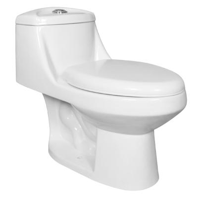 China Automatic Operation Guangdong high quality modern sanitary ware ceramic waterless floor Mounted toilet set for sale